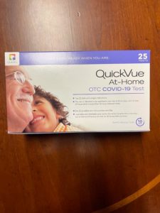 quickvue at-home covid test box