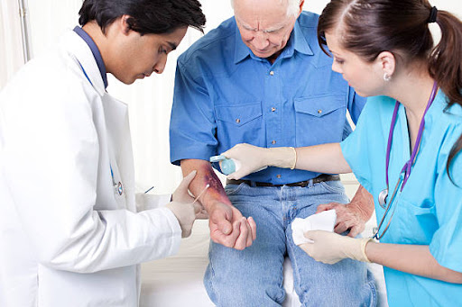 doctor, nurse and patient